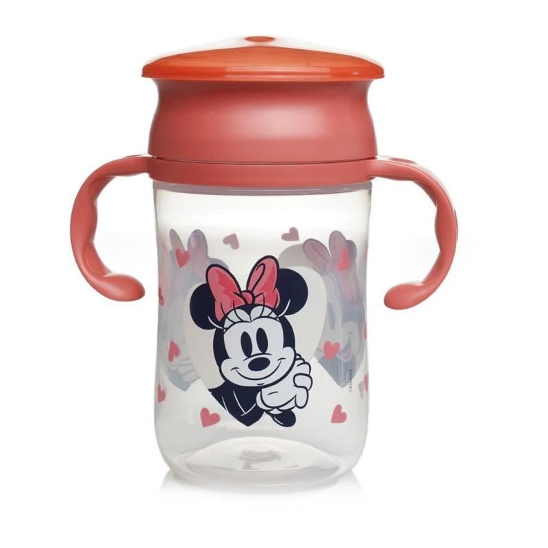 360 DEGREE TRAINING CUP - 360 training cup with lid MINNIE