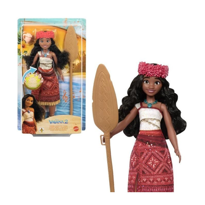 Vaiana 2 Doll Mattel Disney Princess Singing Doll JBT62