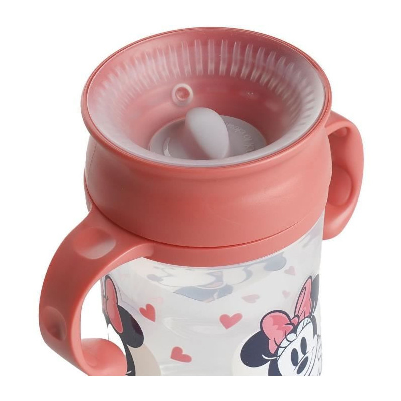 360 DEGREE TRAINING CUP - 360 training cup with lid MINNIE