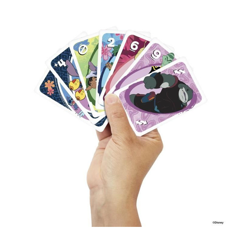 Mattel Games - Disney UNO Lilo and Stitch - Card Game for Kids and Fam