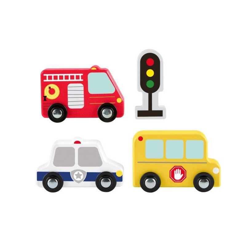 FISHER-PRICE Asst push vehicles pack 5 - JCY32