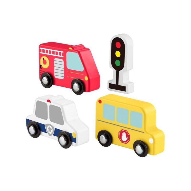 FISHER-PRICE Asst push vehicles pack 5 - JCY32