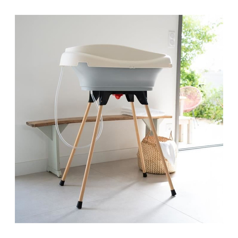 THERMOBABY Pack changing table Bathtub and VASCO stand - Blue Flower