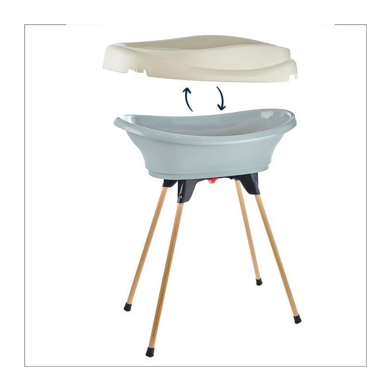 THERMOBABY Pack changing table Bathtub and VASCO stand - Grey