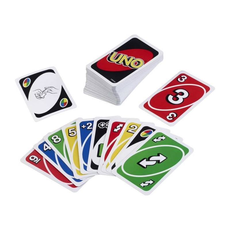 UNO - Uno Classic - Family Card Game - From 2 to 4 Players - Ages 7+