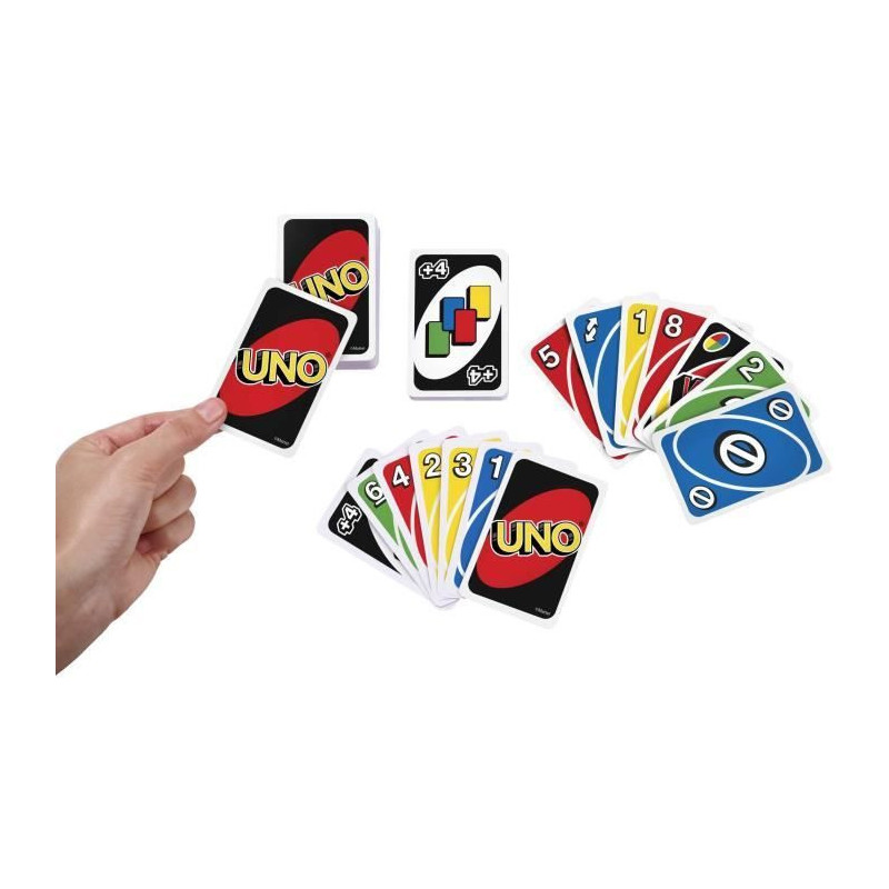 UNO - Uno Classic - Family Card Game - From 2 to 4 Players - Ages 7+