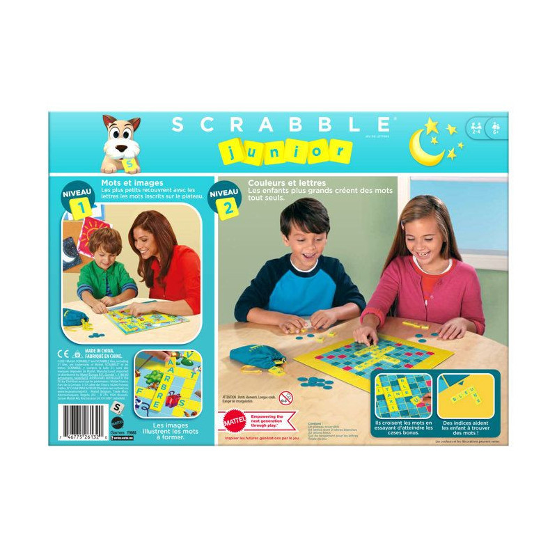 SCRABBLE - Scrabble Junior - Board Game - Help with learning to read a