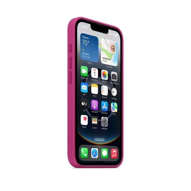 APPLE - iPhone 16E - Silicone Case - Fuchsia