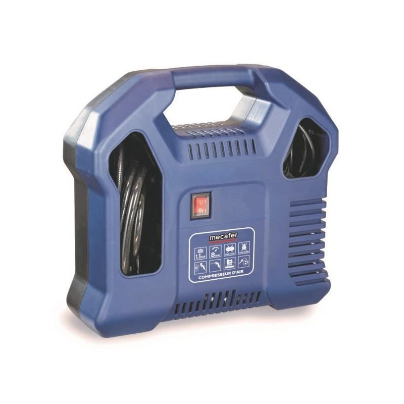 Compressor without tank - MECAFER - 425792 - Blue - 1.5 HP - 8 bars