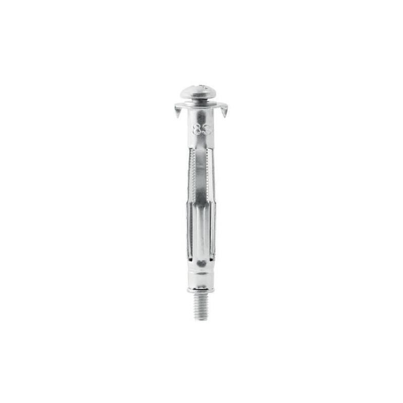 Blister pack of 10 pcs. metal expansion plugs ø8x46 screws m4x58 5001