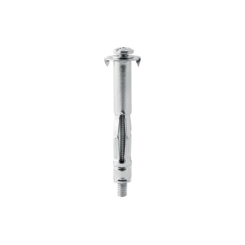 Blister pack of 10 pcs. metal expansion plugs ø8x46 screws m4x55 5001