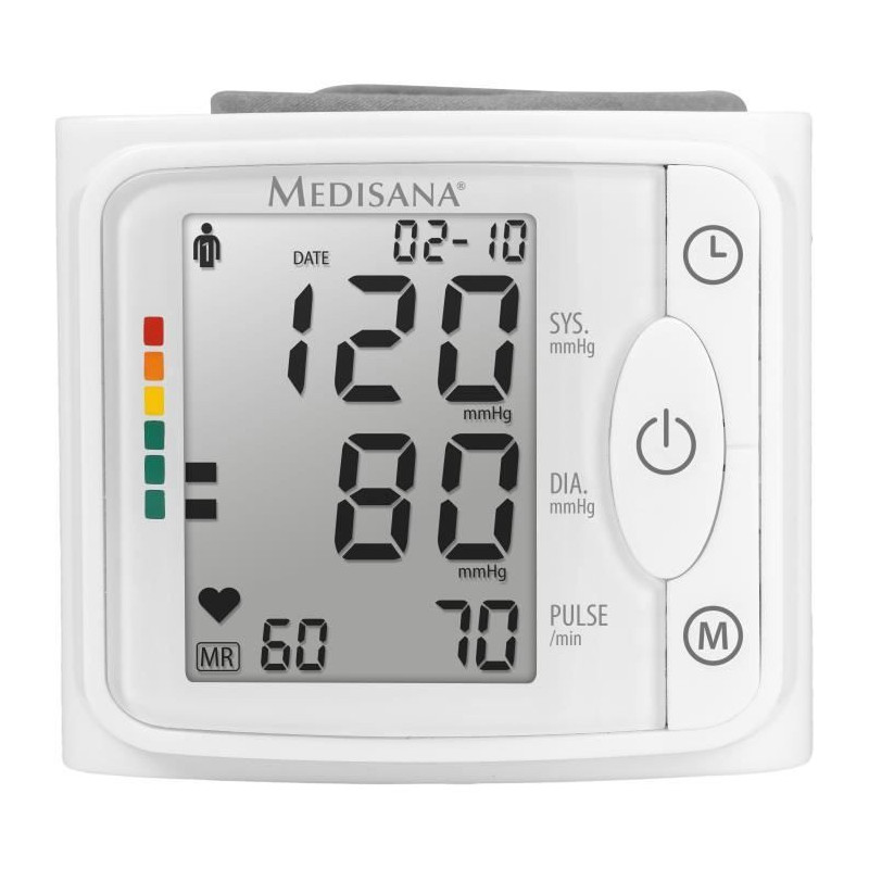 MEDISANA wrist blood pressure monitor - BW 320 - arrhythmia measuremen