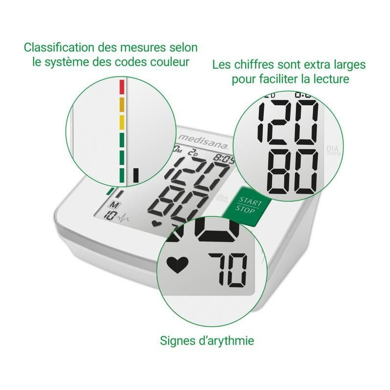 Medisana Blood Pressure Monitor BU 512 White