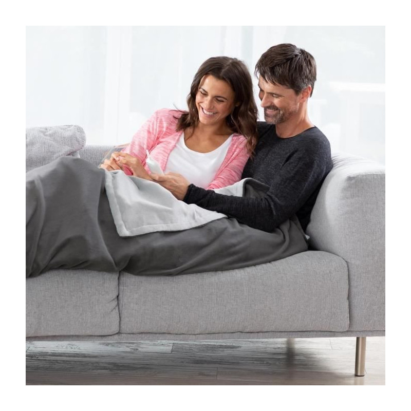 Medisana XXL heating blanket HB 675 2x1.5 m Grey