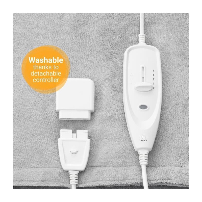 Medisana XXL heating blanket HB 675 2x1.5 m Grey