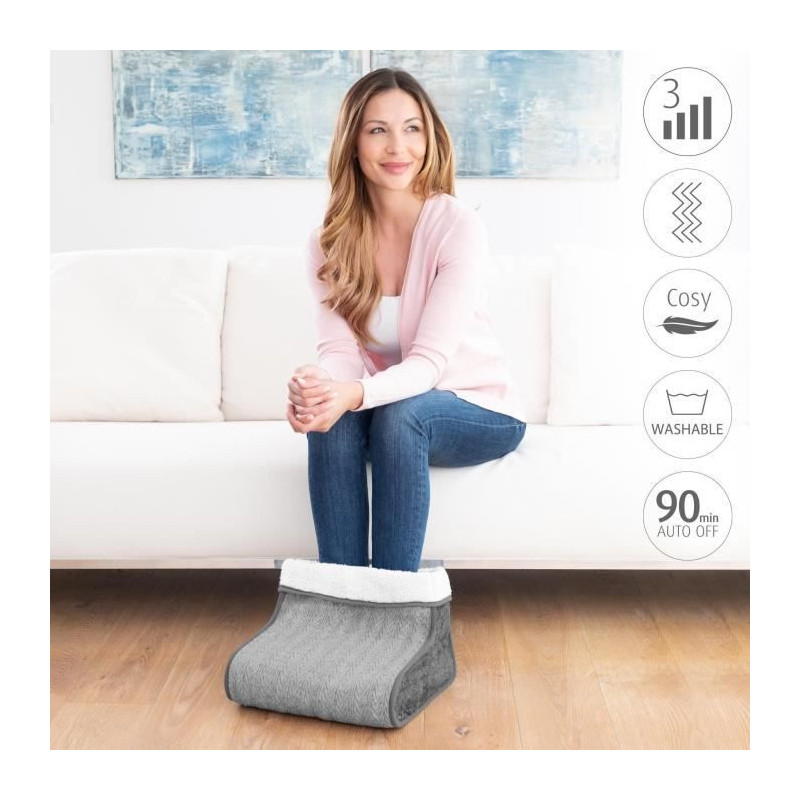 Foot warmer - MEDISANA - FW 150 - 6 temperature levels - Timer - Washa