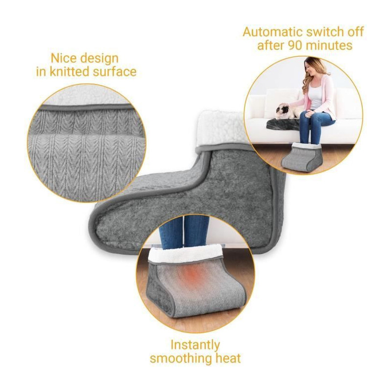 Foot warmer - MEDISANA - FW 150 - 6 temperature levels - Timer - Washa