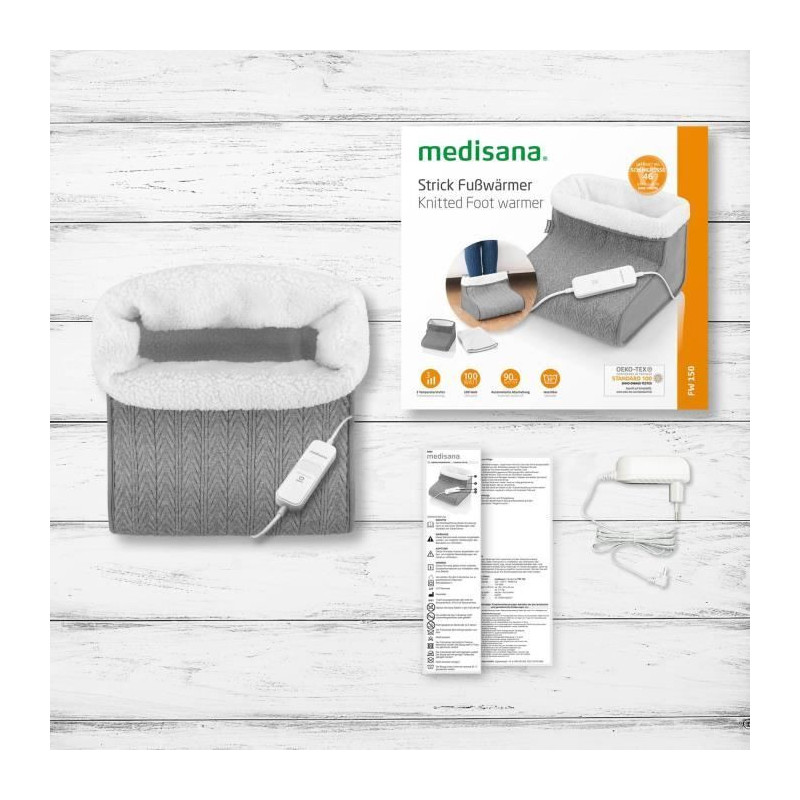 Foot warmer - MEDISANA - FW 150 - 6 temperature levels - Timer - Washa