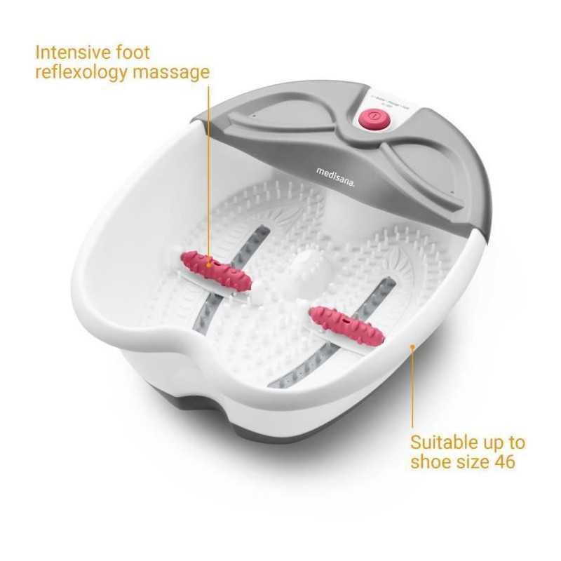 MEDISANA - FS 300 - Foot bath - White - Spa massage and relaxing vibra