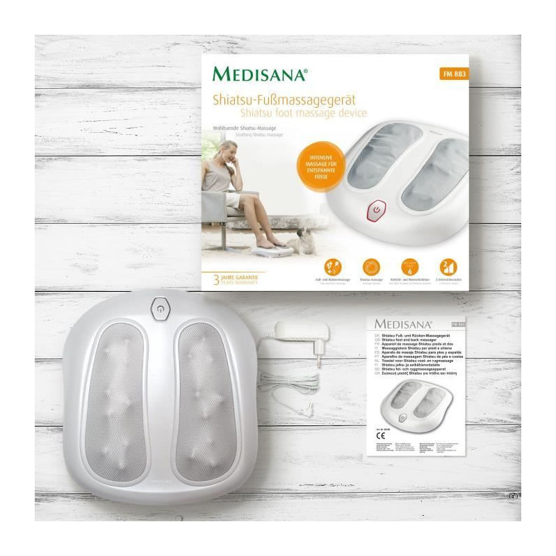 MEDISANA 88396 - Foot and back massager