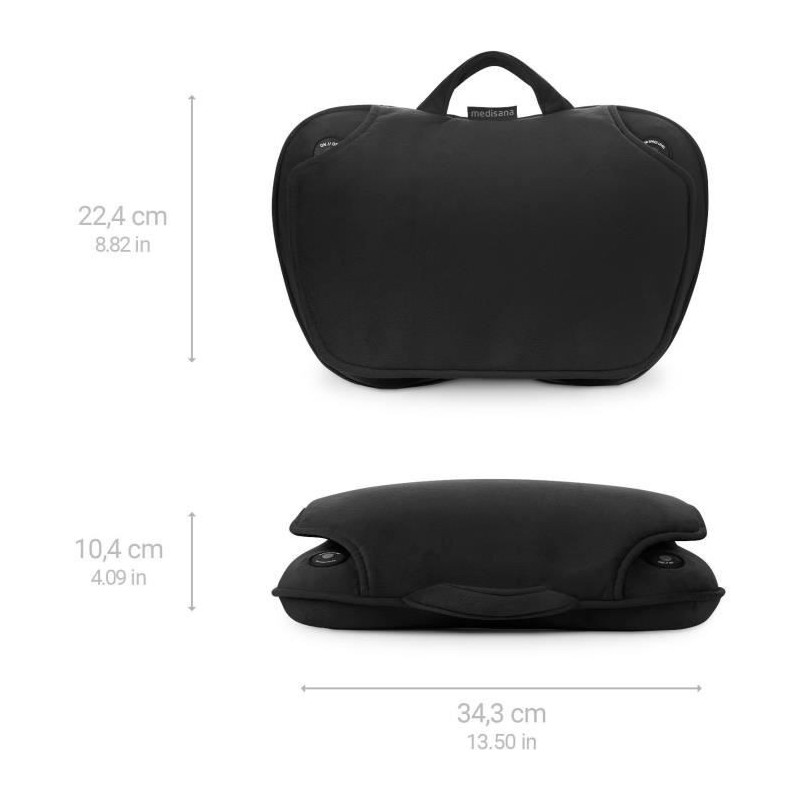 MEDISANA MC 850 - Shiatsu Massage Cushion shoulders, back, legs and ne