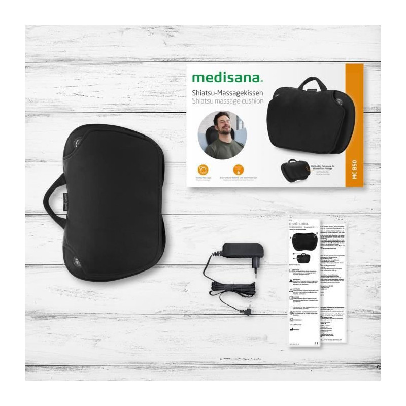 MEDISANA MC 850 - Shiatsu Massage Cushion shoulders, back, legs and ne