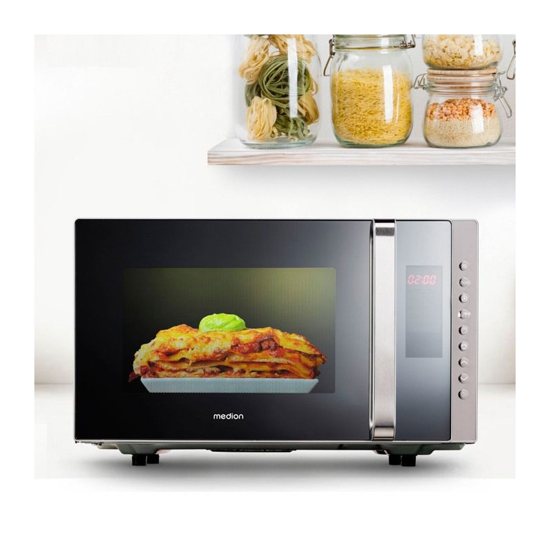 Microwave - MEDION - MD17495 - Gray - 48.5 x 41.5 x 29.5 cm