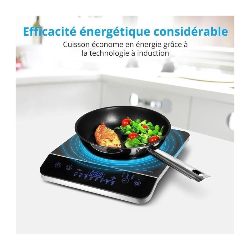 Tabletop induction hob - MEDION - MD 17595 - 1 burner - L 29 x D 36 cm