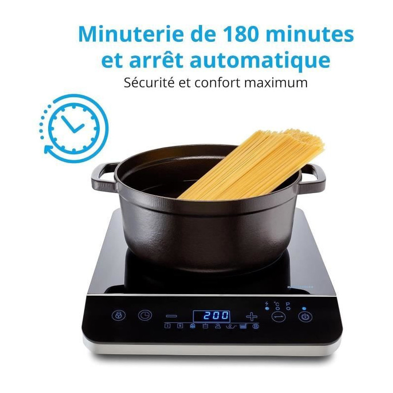 Tabletop induction hob - MEDION - MD 17595 - 1 burner - L 29 x D 36 cm