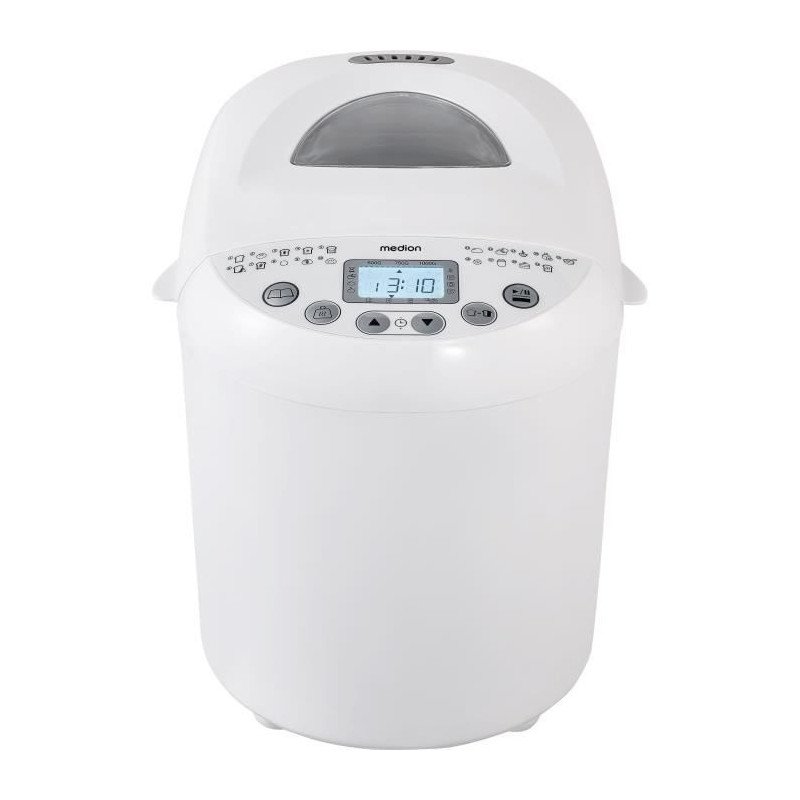 Bread Machine - MEDION - 50073723 - 550 W - 19 programs - Porthole - W