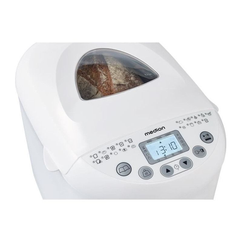 Bread Machine - MEDION - 50073723 - 550 W - 19 programs - Porthole - W