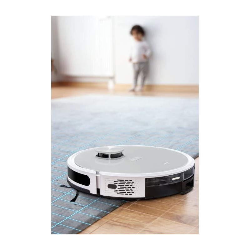 MEDION X21 SW - Robot Vacuum Cleaner with Drain Station - Laser Naviga