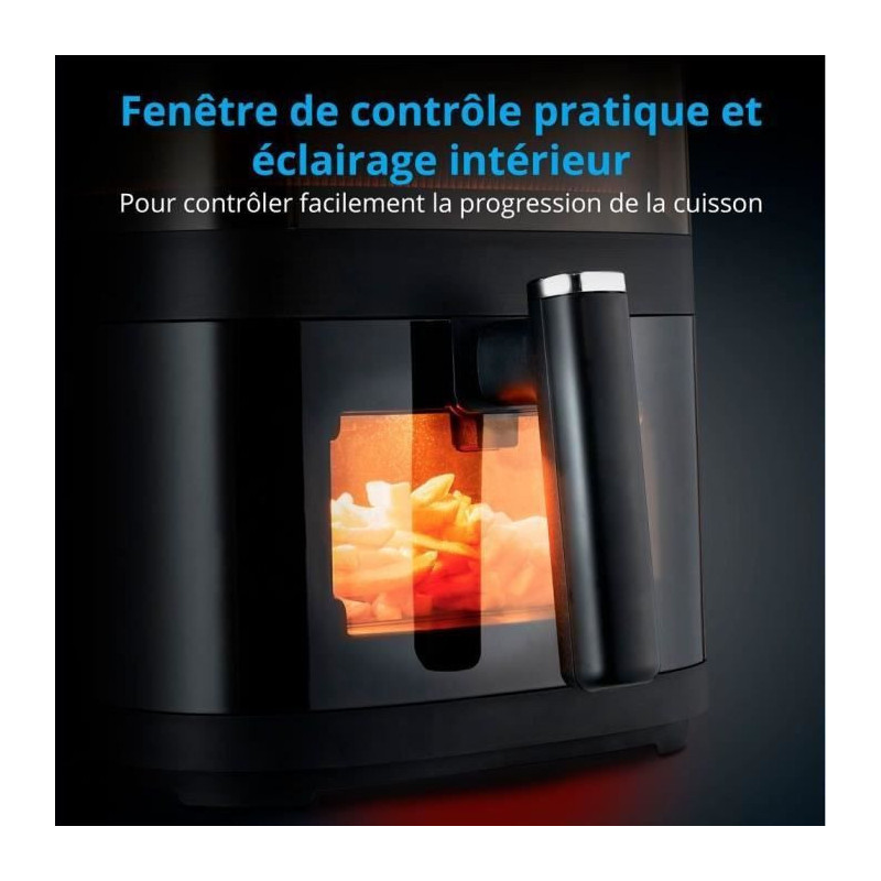 Oil-free hot air fryer - MD 11780 - Temperature up to 230°C - 10 prog