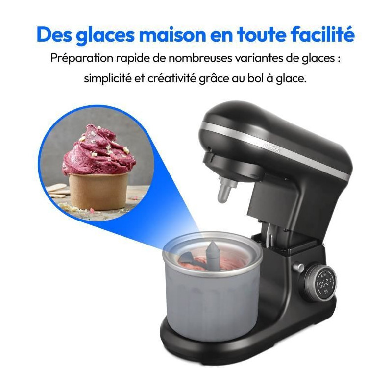 Pastry robot - MEDION - MD18420 - 1200 W - 5 L - 8 speeds - Ice cream
