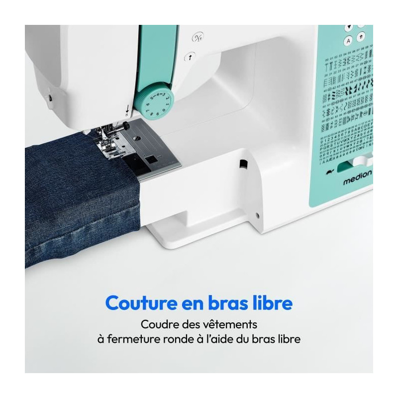 Digital Sewing Machine - MEDION - SD 36 - 38W - 270 Stitches - 700 rpm
