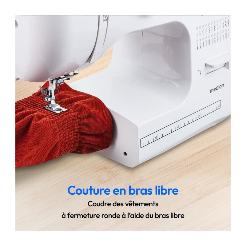 Sewing Machine - MEDION - SM 60 - 62W - 24 Stitches + Double Stitches