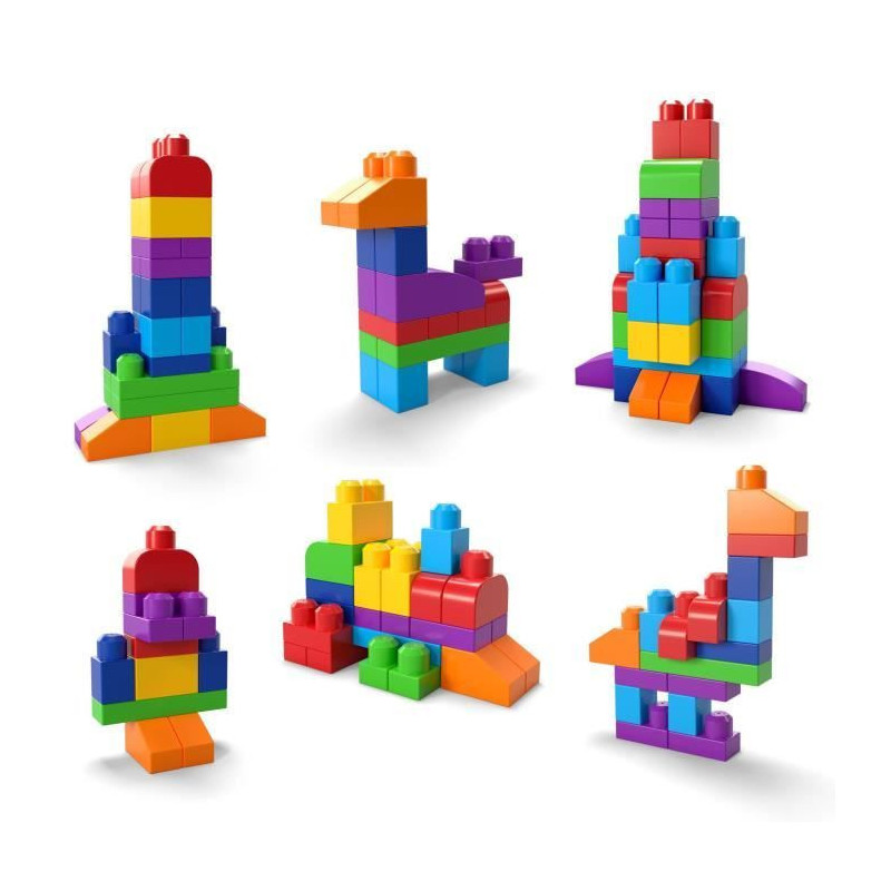 MEGABLOKS First Builders - Classic Medium Bag - 60 Blocks