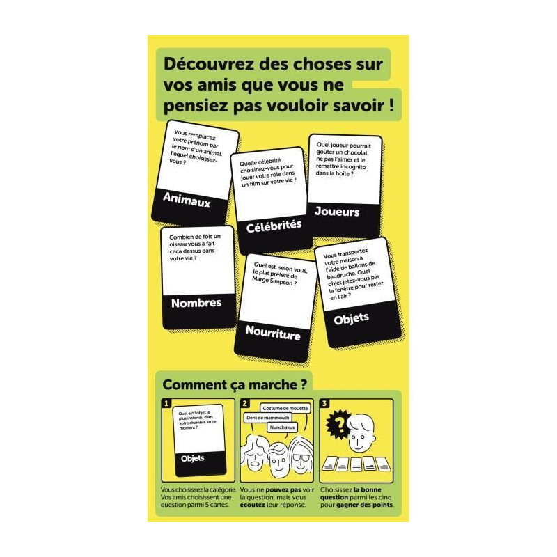 Crazy Questions to Ask Your Friends - Party Game - MEGABLEU - Ages 14+