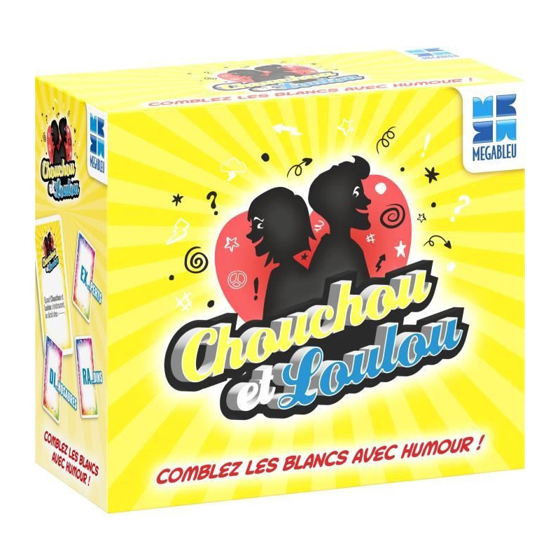 Board game - MEGABLEU - Chouchou et Loulou Nomade - 200 sentence cards