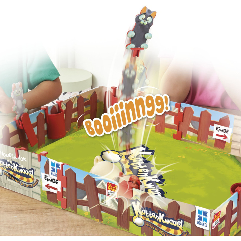 Board game - MEGABLEU - Chat'Panic - Move your cat forward, avoid the