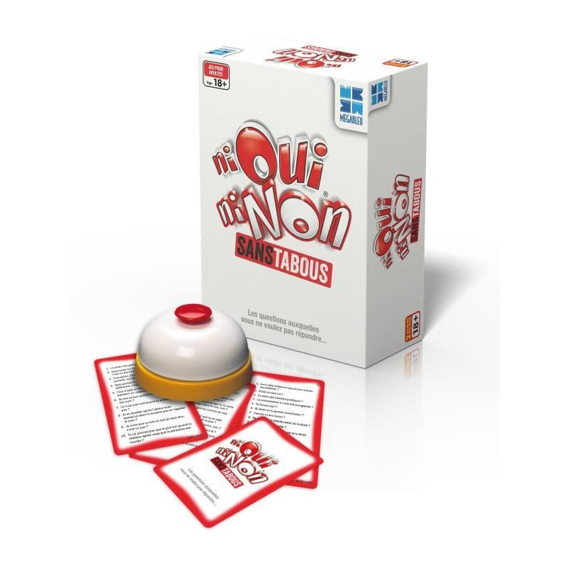 Ni Oui Ni Non Sans Tabous - Board game - Megableu - From 18 years old