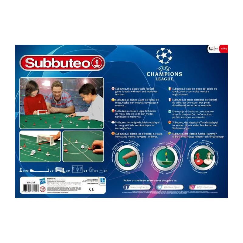 Champions League Board Games SUBBUTEO