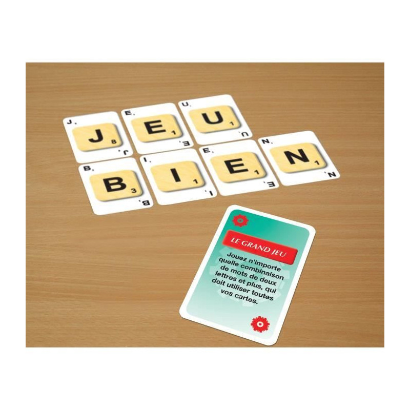 Scrabble cards - 3 games in 1 - MEGABLEU