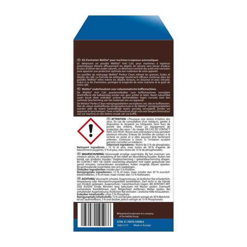 MELITTA Cleaning kit for espresso machines