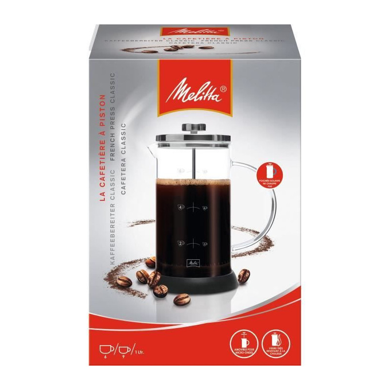 Melitta CAFETIERE A Piston Standard 9 cups