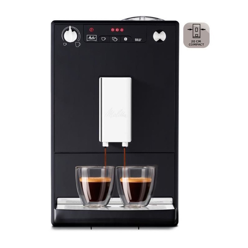 Grain grinder coffee machine - melitta - solo - black