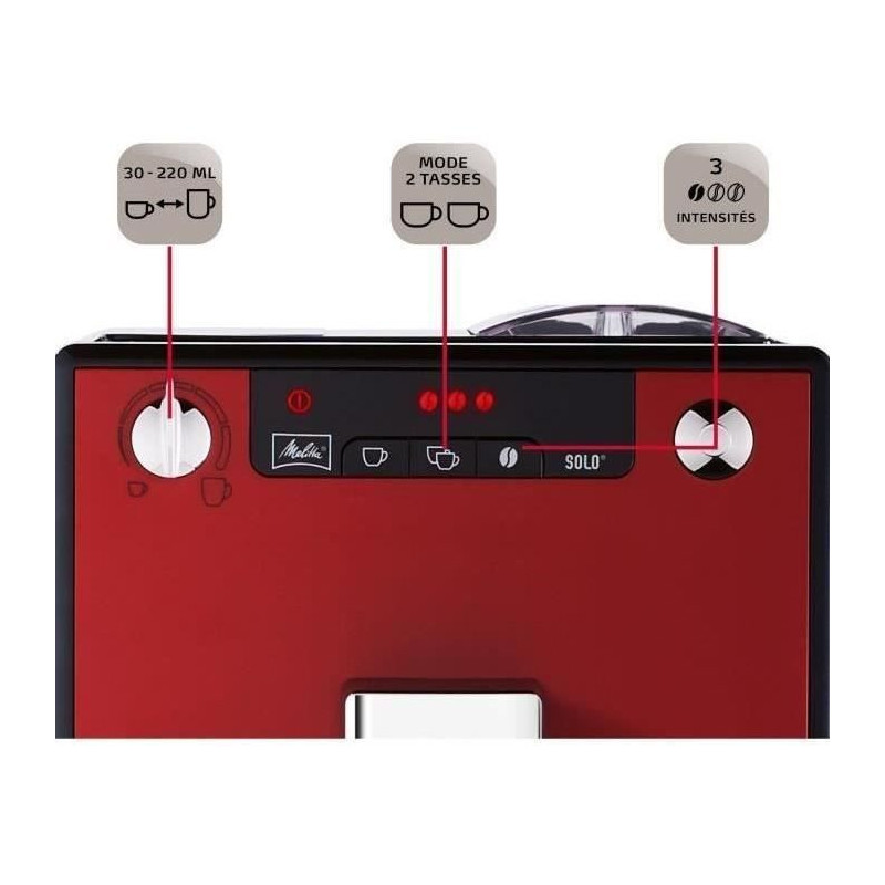 MELITTA E950-104 Automatic espresso machine with Caffeo Solo grinder -