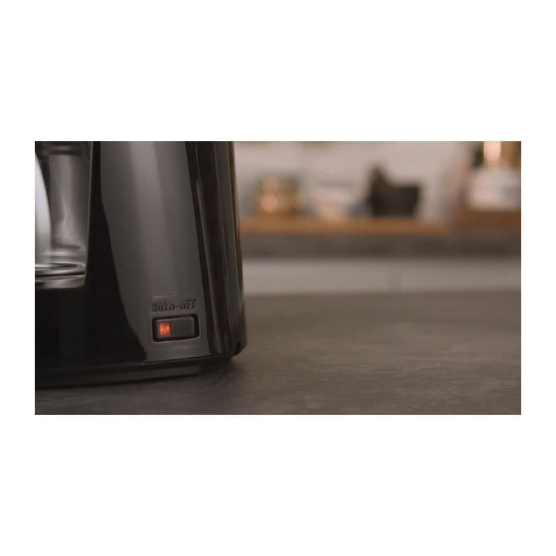 Coffee machine Melitta - Enjoy Top Glass Noir/Brushed steel 1017-04