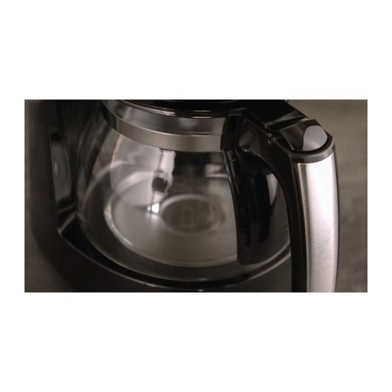 Coffee machine Melitta - Enjoy Top Glass Noir/Brushed steel 1017-04