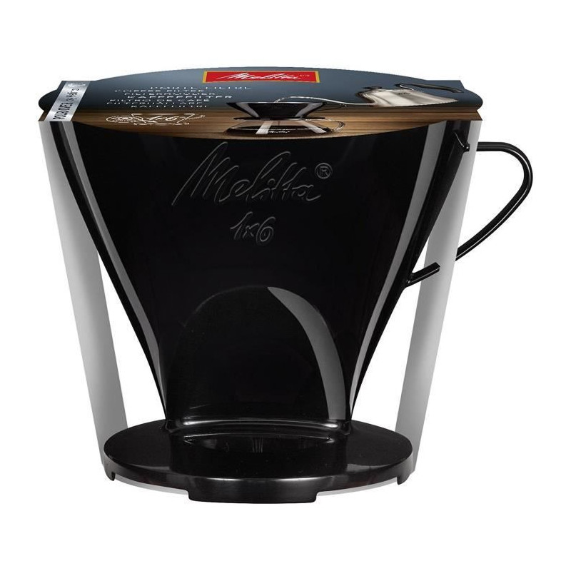 MELITTA 1x6 coffee filter holder - Black